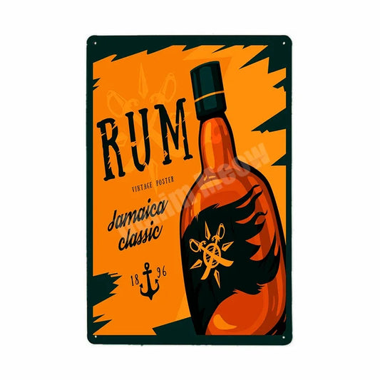 Retro Bar Metal Signs