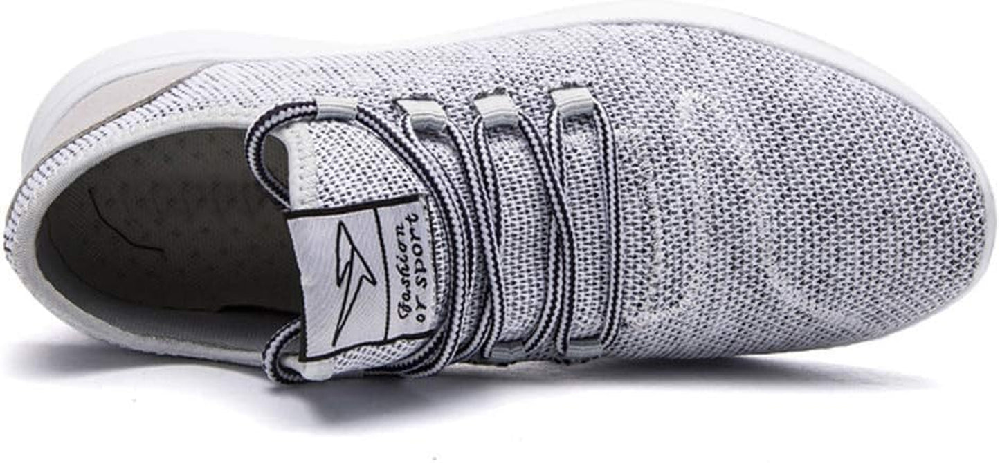 Men'S Running Shoes Fashion Breathable Sneakers Mesh Soft Sole Casual Athletic Lightweight