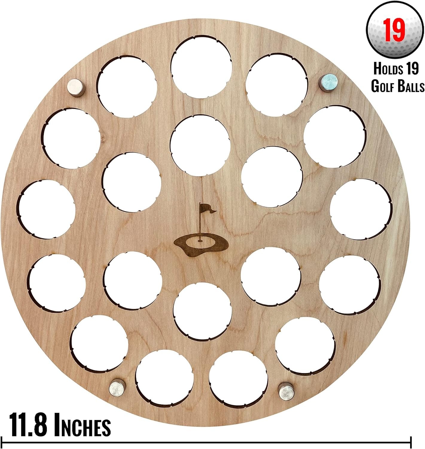 Golf Ball Display Holder Collector’S Case Holds Golf Balls Wall Mount Decor