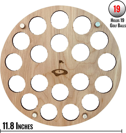 Golf Ball Display Holder Collector’S Case Holds Golf Balls Wall Mount Decor