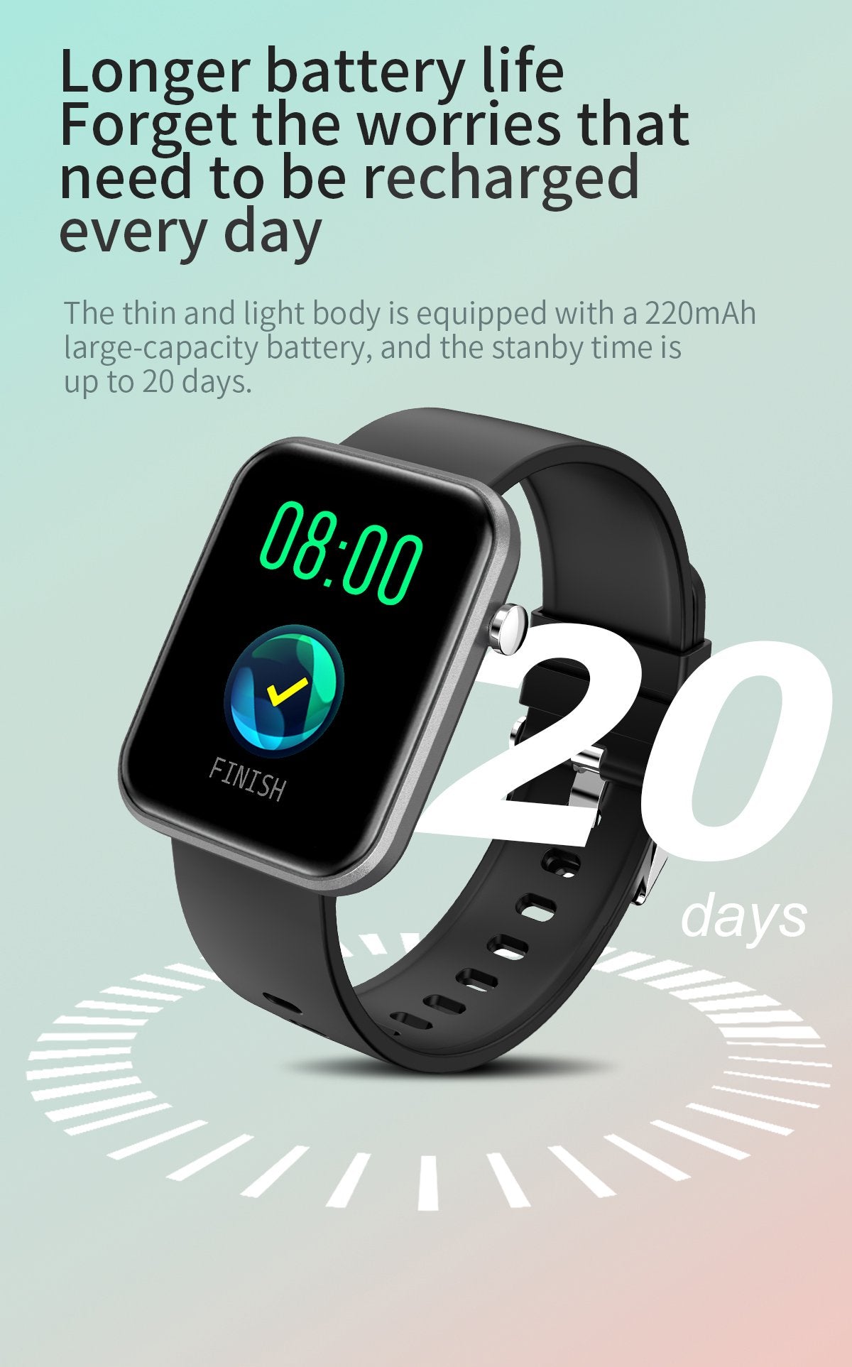 Advanced Smartwatch With Three Bands And Wellness + Activity Tracker 