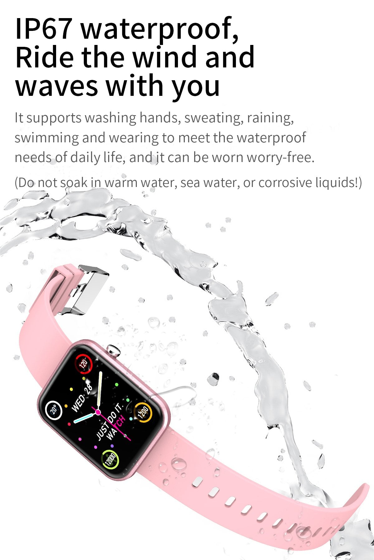 Advanced Smartwatch With Three Bands And Wellness + Activity Tracker 