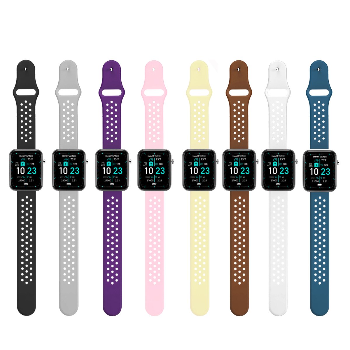 Advanced Smartwatch With Three Bands And Wellness + Activity Tracker 