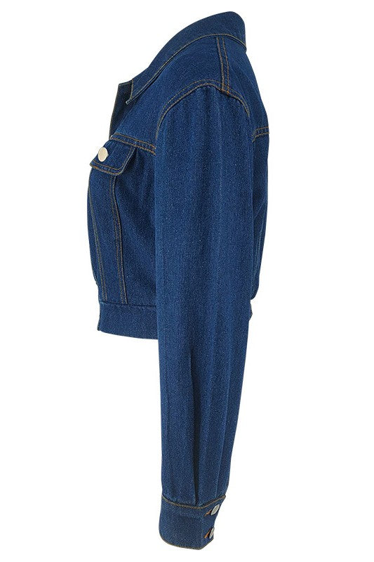 WOMEN'S FASHION DENIM JACKET