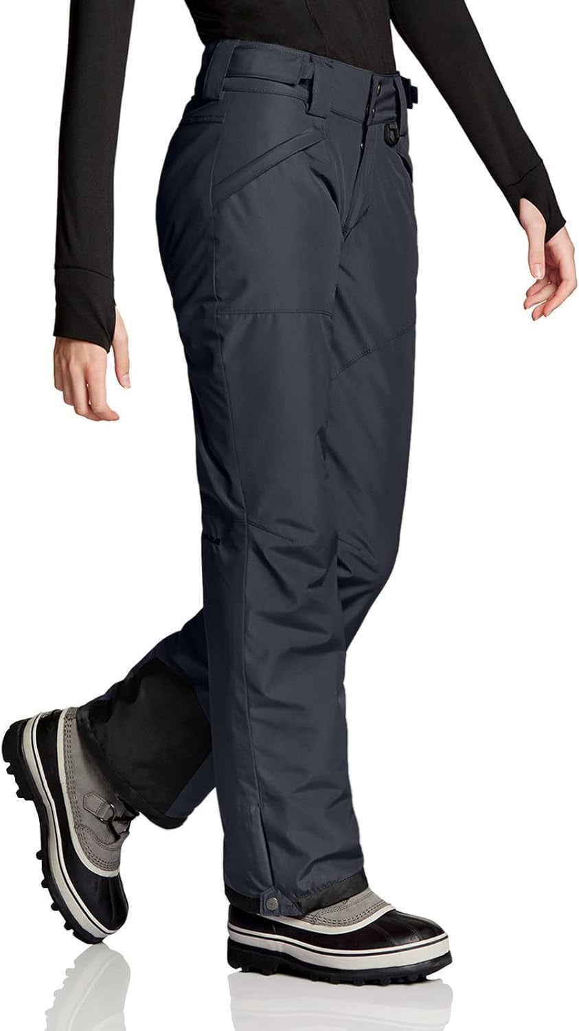 Women'S Winter Snow Pants, Waterproof Insulated Ski Pants, Ripstop Snowboard Bottoms