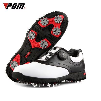 Men Golf Shoes Waterproof Sports Shoes Rotating Buckles Anti-Slip Sneakers Multifunctional Golf Trainers