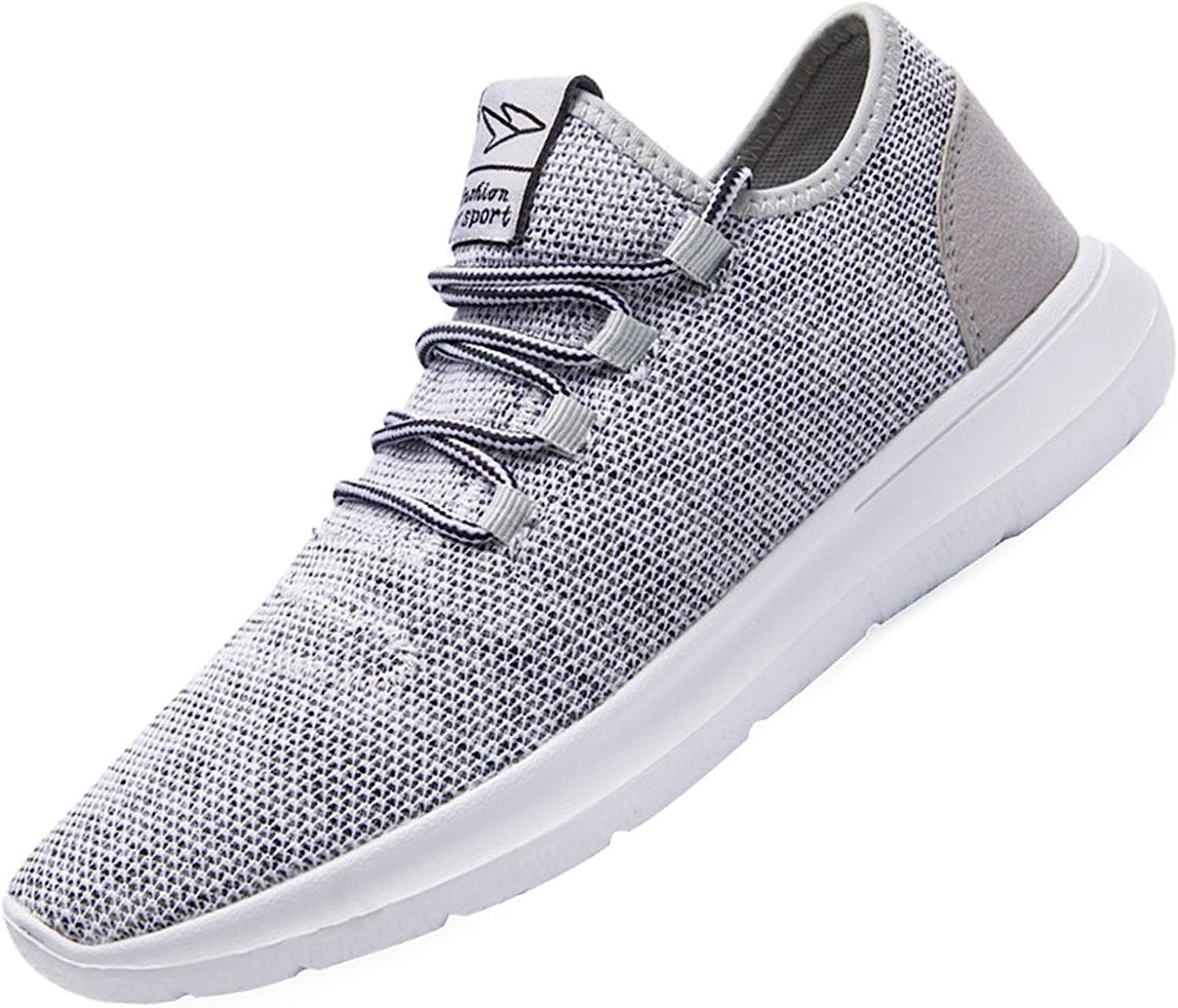 Men'S Running Shoes Fashion Breathable Sneakers Mesh Soft Sole Casual Athletic Lightweight