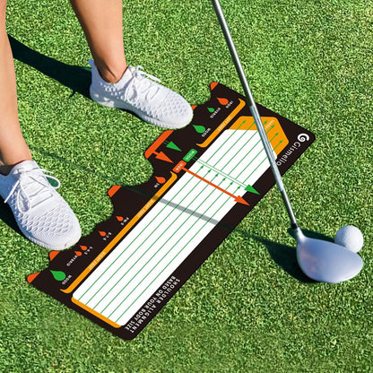 Golf Training Mat for Beginners Posture Assistance and Entry-Level Stance Corrector Trainer with Golf Training Aid