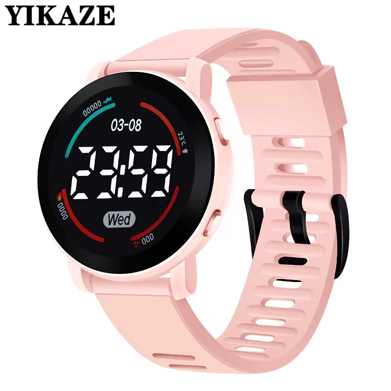 Girls Watch 30M Waterproof Girl Cute Kids Watches Clock Digital LED Children Electronic Watches Kids Wristwatch Montre Enfant