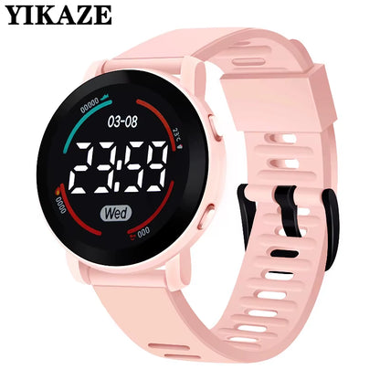 Girls Watch 30M Waterproof Girl Cute Kids Watches Clock Digital LED Children Electronic Watches Kids Wristwatch Montre Enfant