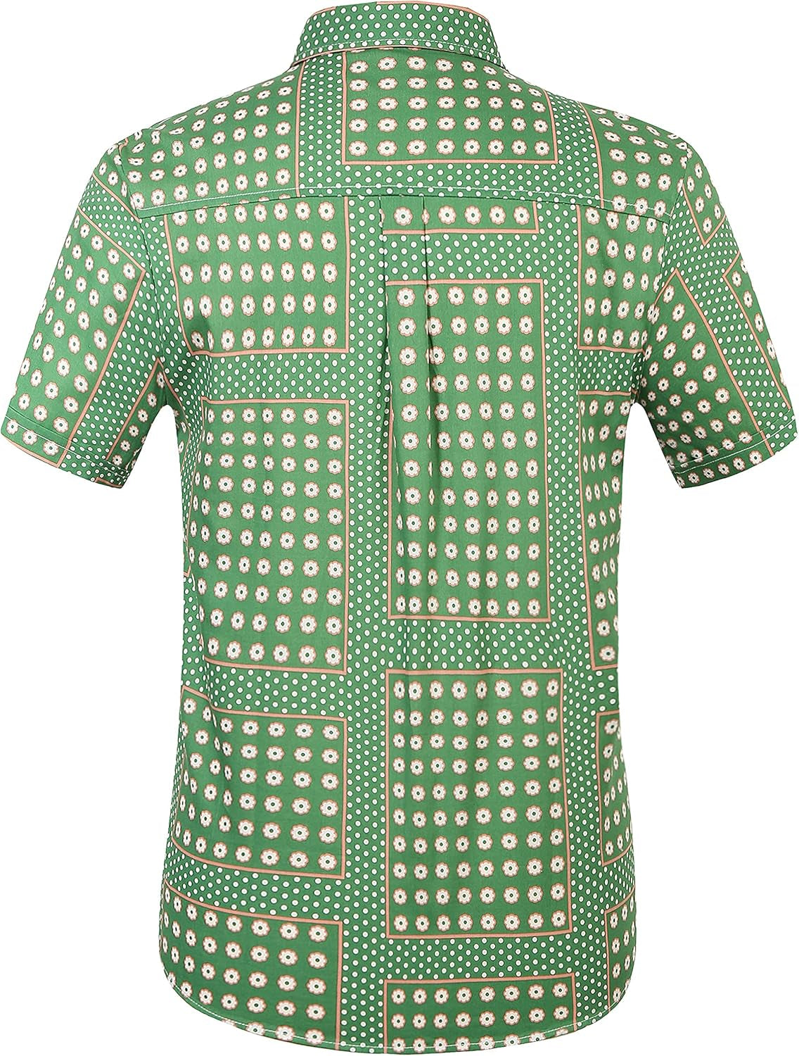 Hawaiian Shirt for Men, Beach Shirts for Men, Tropical Shirts Short Sleeve Floral Casual Button Down