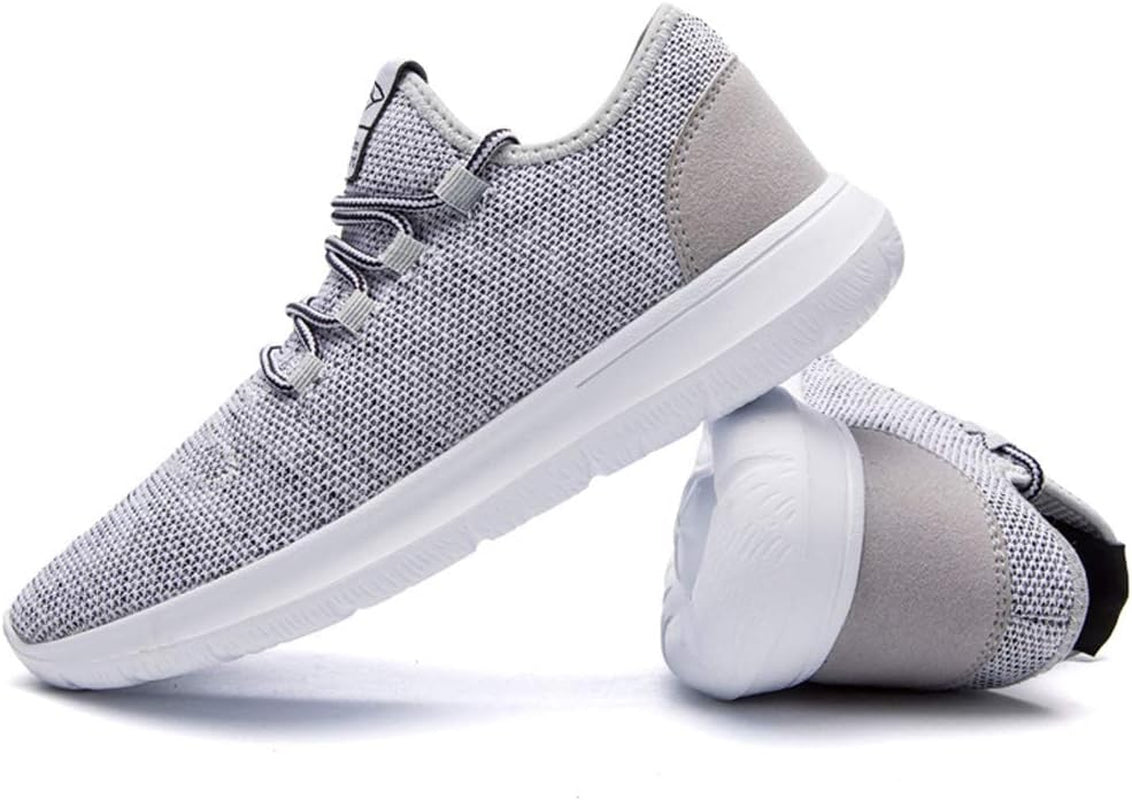 Men'S Running Shoes Fashion Breathable Sneakers Mesh Soft Sole Casual Athletic Lightweight