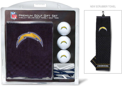 Premium NFL Gift Set: Embroidered Deluxe Towel, 3 Balls, 14 Tees (2-3/4" Reg.)