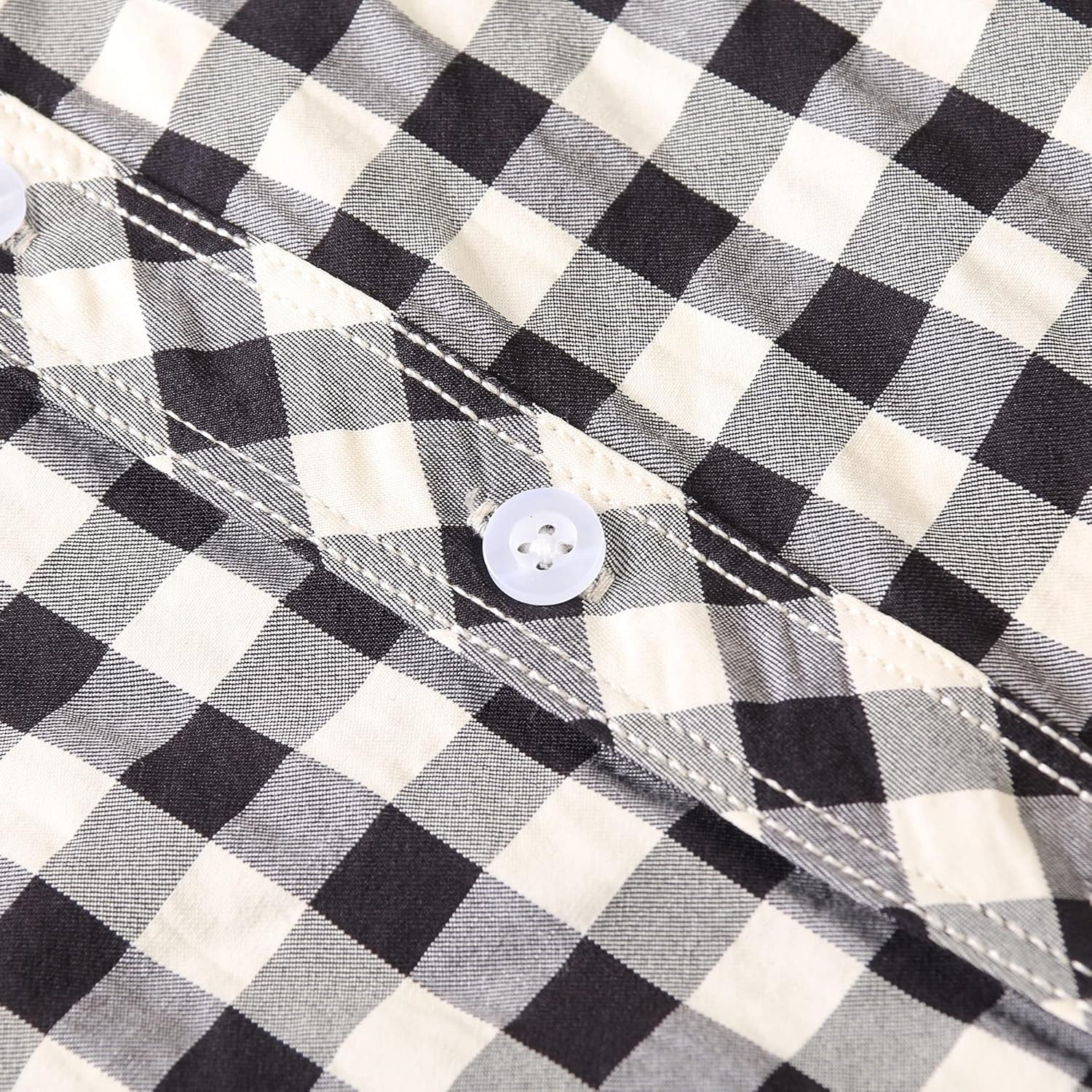 Boys Plaid Button down Shirts Long Sleeve Roll up Cotton Spring Fall Shirt Casual Tops