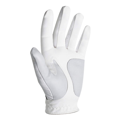 FootJoy Men's WeatherSof 2-Pack Golf Glove White Cadet Large, Worn on