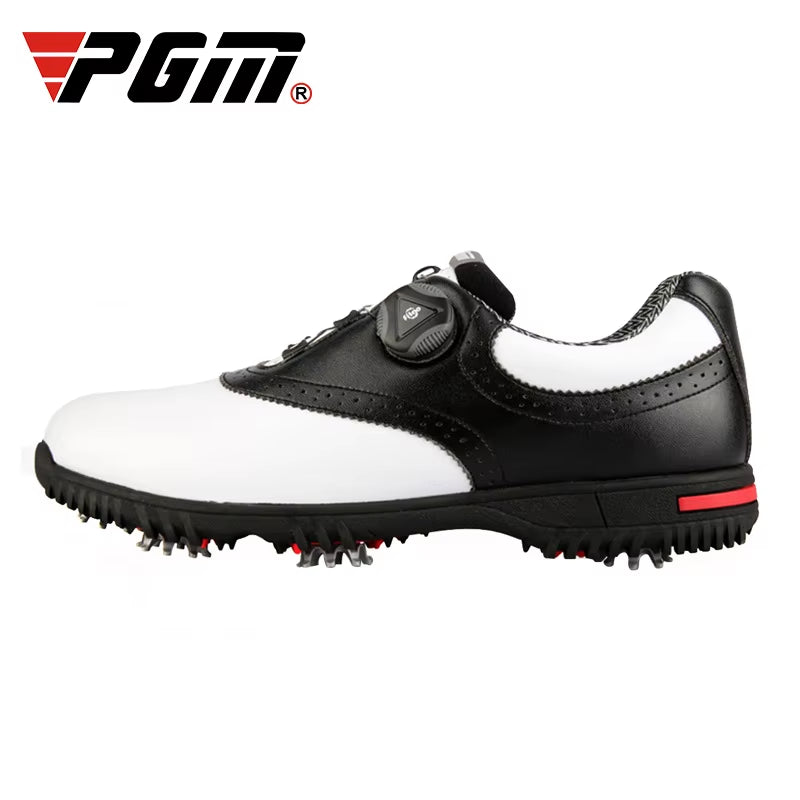 Men Golf Shoes Waterproof Sports Shoes Rotating Buckles Anti-Slip Sneakers Multifunctional Golf Trainers