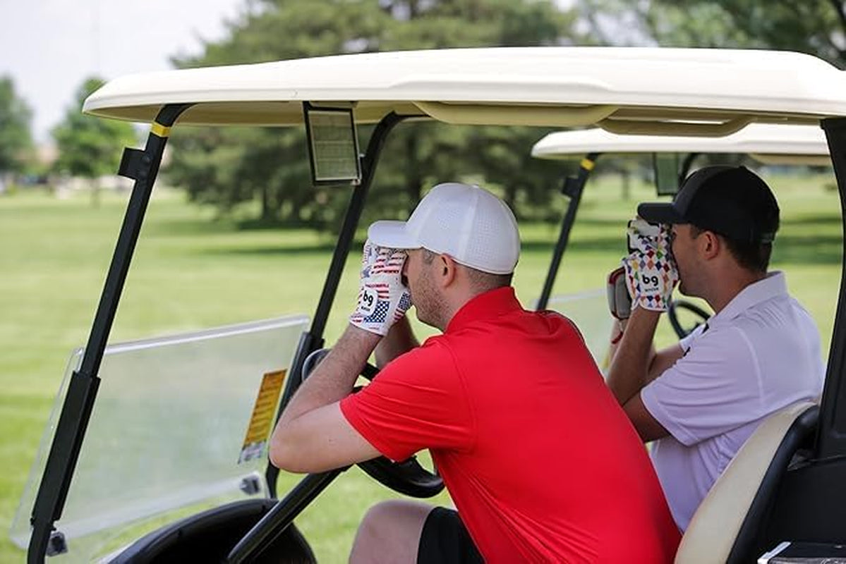 Bender - Mens Golf Glove, Durable Mesh Golf Gloves, Unique Golf Gloves