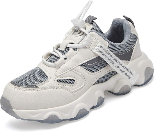 Kids Shoes Girls Lightweight Athletic Running Shoes Breathable Knit School Sports Shoes (Toddler/Little Kid/Big Kid)