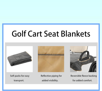 Golf Cart Seat Covers,Ezgo Seat Cover, Comfortable Golf Cart Seat Blanket, Trave