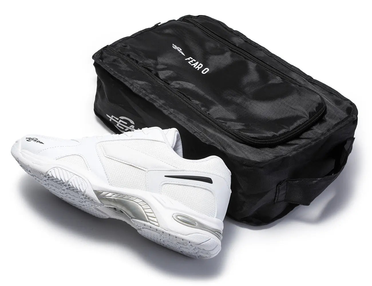 Men's High Arch Firm Support All-In-One White Walking Shoes, Comfort &amp;