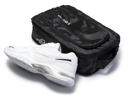 Men's High Arch Firm Support All-In-One White Walking Shoes, Comfort &amp;