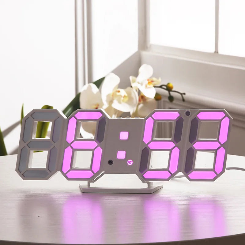 Modern 3D LED Clock