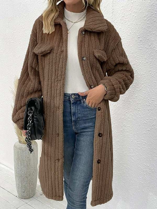 Long Sherpa coat