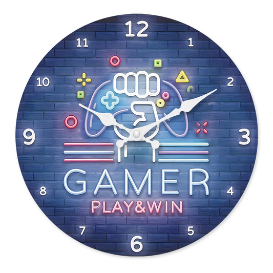 Gaming Wall Clock - Play & Win