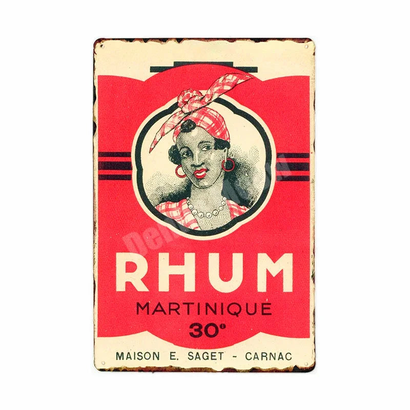 Retro Bar Metal Signs