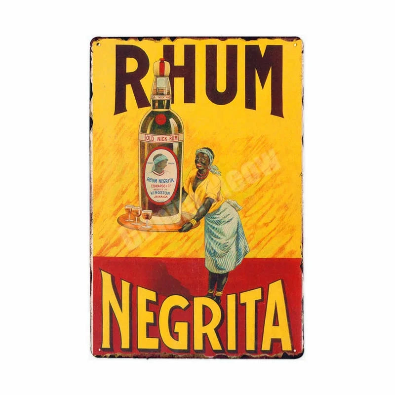 Retro Bar Metal Signs