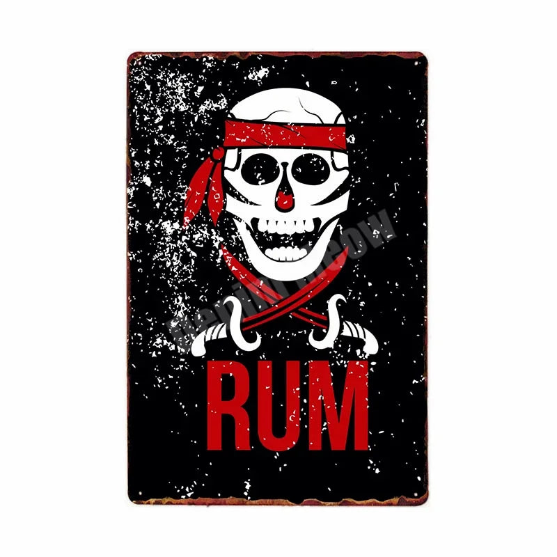 Retro Bar Metal Signs