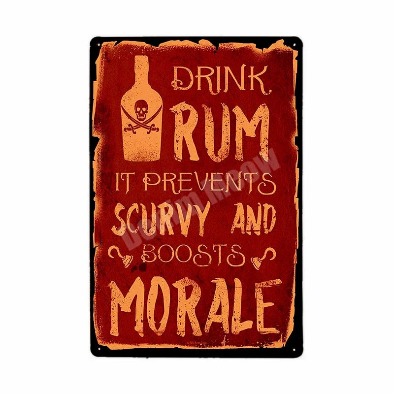 Retro Bar Metal Signs