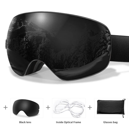 Men Women Outdoor Sports Ski goggles Anti-fog Snowboarding Snowmobile