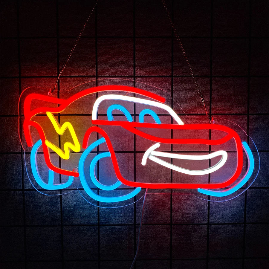 Neon in Motion Wall Light