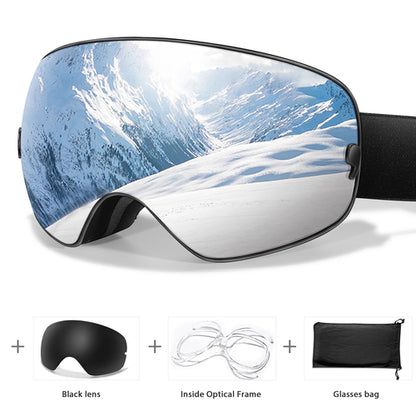 Men Women Outdoor Sports Ski goggles Anti-fog Snowboarding Snowmobile