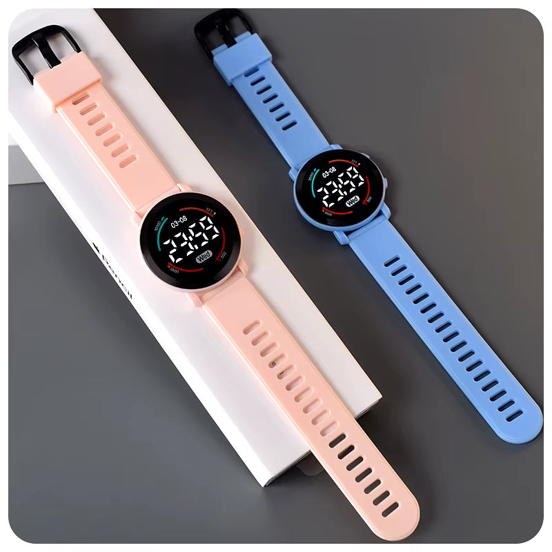 Girls Watch 30M Waterproof Girl Cute Kids Watches Clock Digital LED Children Electronic Watches Kids Wristwatch Montre Enfant