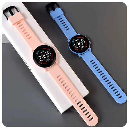 Girls Watch 30M Waterproof Girl Cute Kids Watches Clock Digital LED Children Electronic Watches Kids Wristwatch Montre Enfant