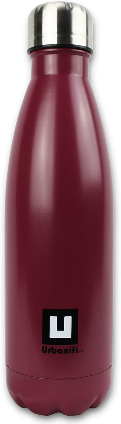 Water Bottle Baseball Softball 17 OZ Gift for Mom Men Sports Travel Waterbottle, Stainless Steel, Tumbler, Vacuum Insulated, Keeps Water Cold for 24, Hot for 12 Hours