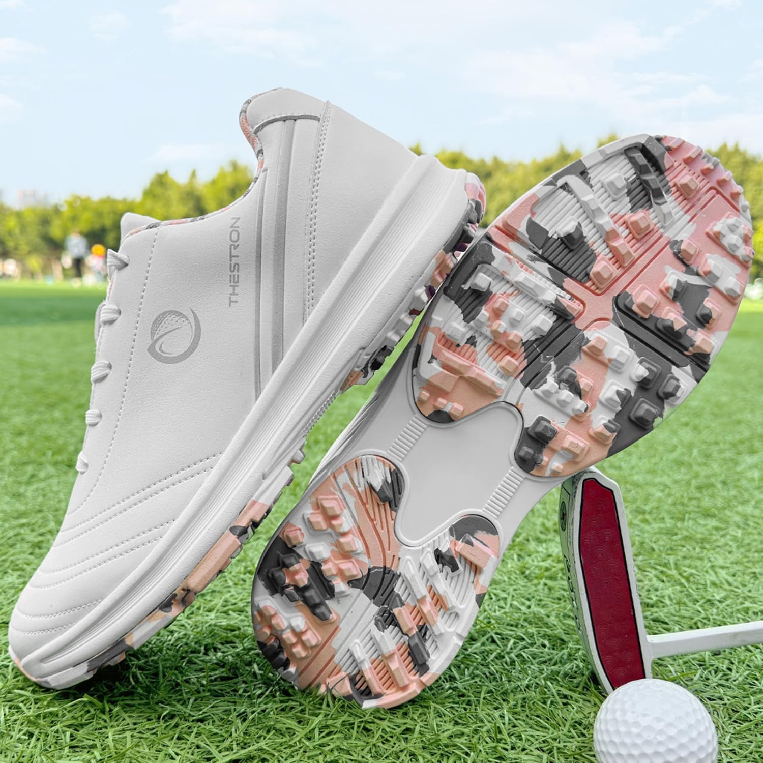 Women Golf Shoes Professional Spikeless Golf Sneakers Ladeis Walking Shoes for Golfers Girls Footwears