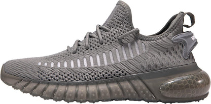 Men'S Athletic Walking Shoes Outdoor Running Shoes Slip on Fashion Sneaker Darkgrey 13