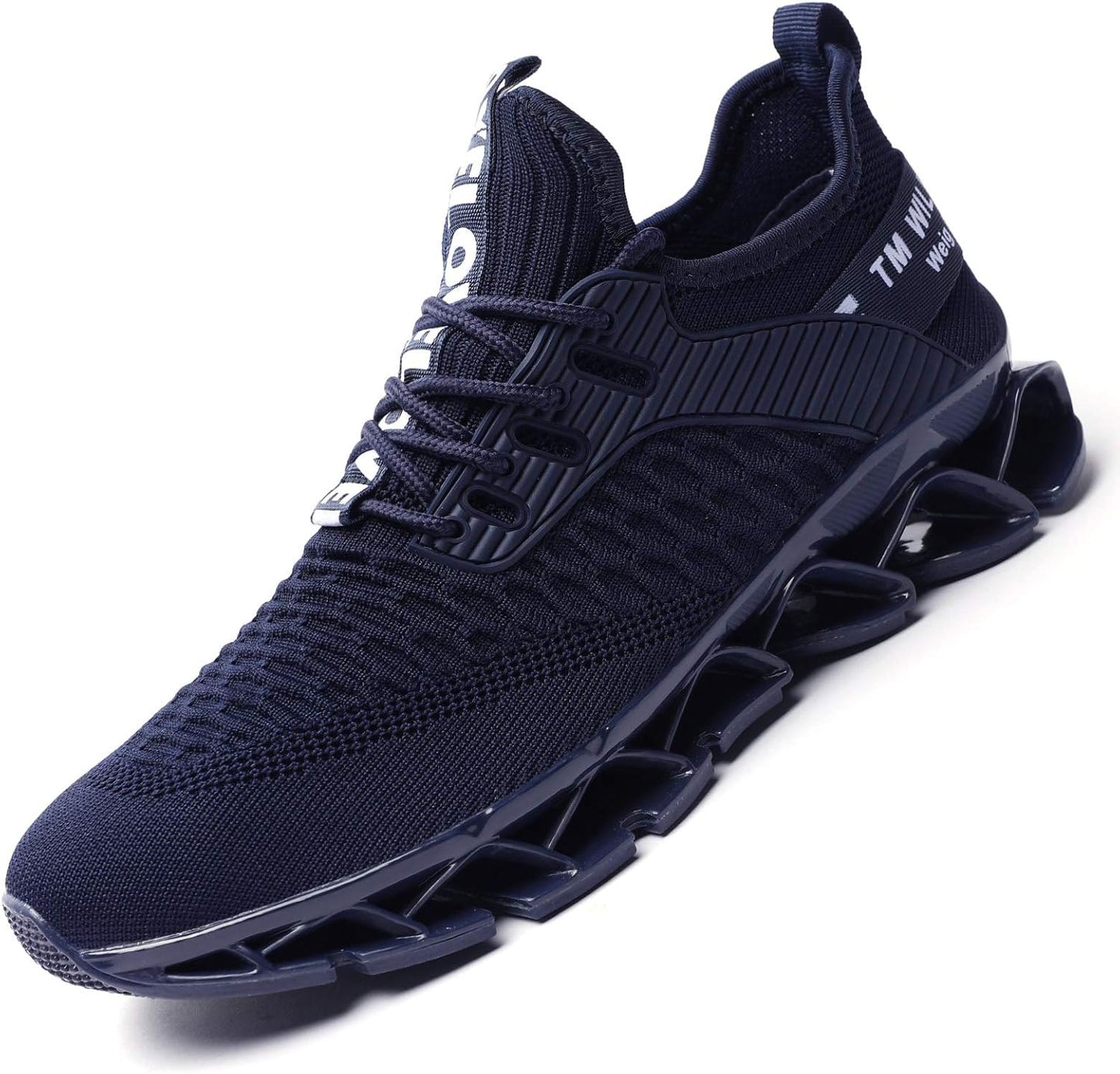 Men'S Running Shoes Blade Non Slip Fashion Sneakers Breathable Mesh Soft Sole Casual Athletic Walking Shoes