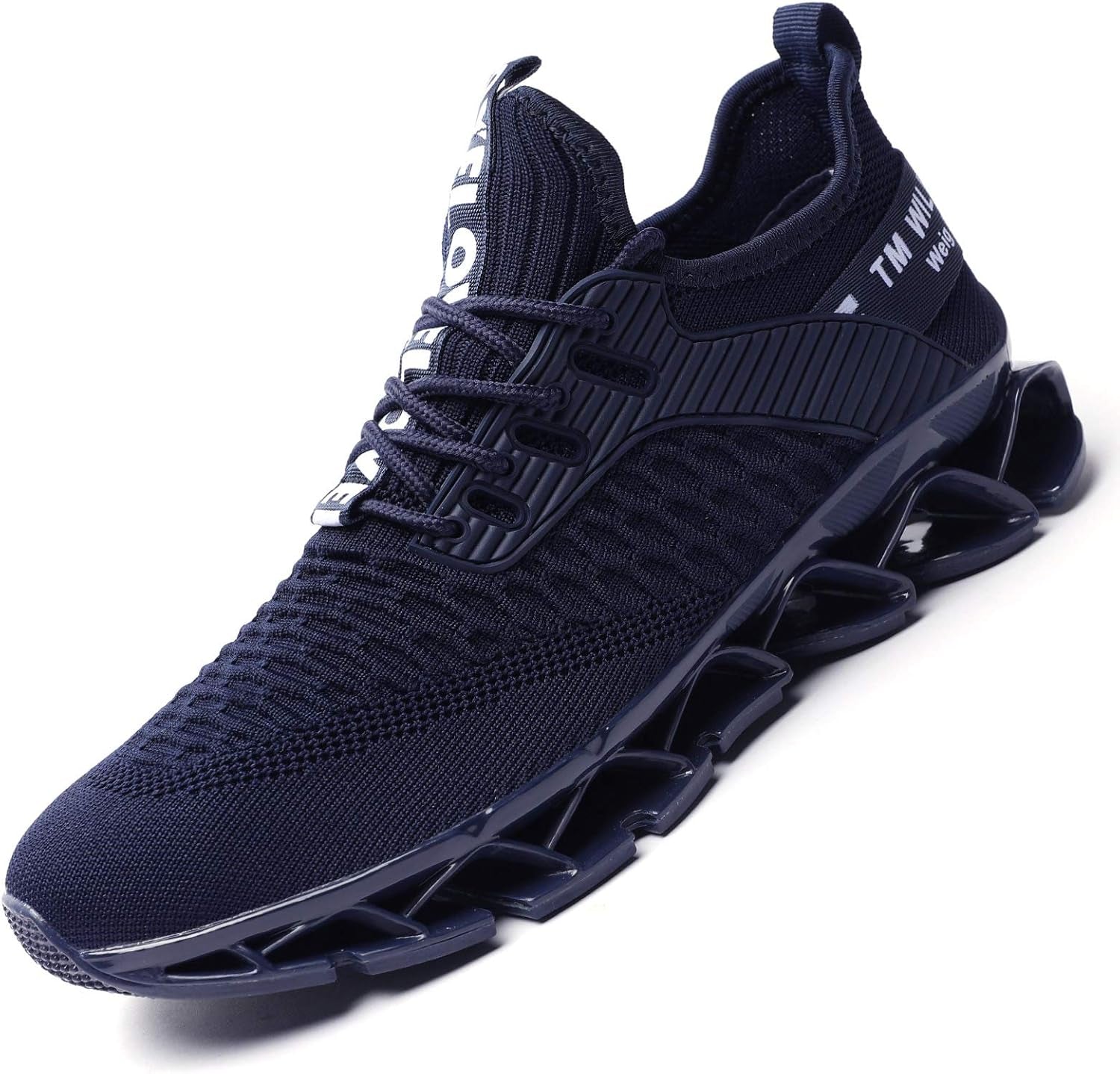 Men'S Running Shoes Blade Non Slip Fashion Sneakers Breathable Mesh Soft Sole Casual Athletic Walking Shoes