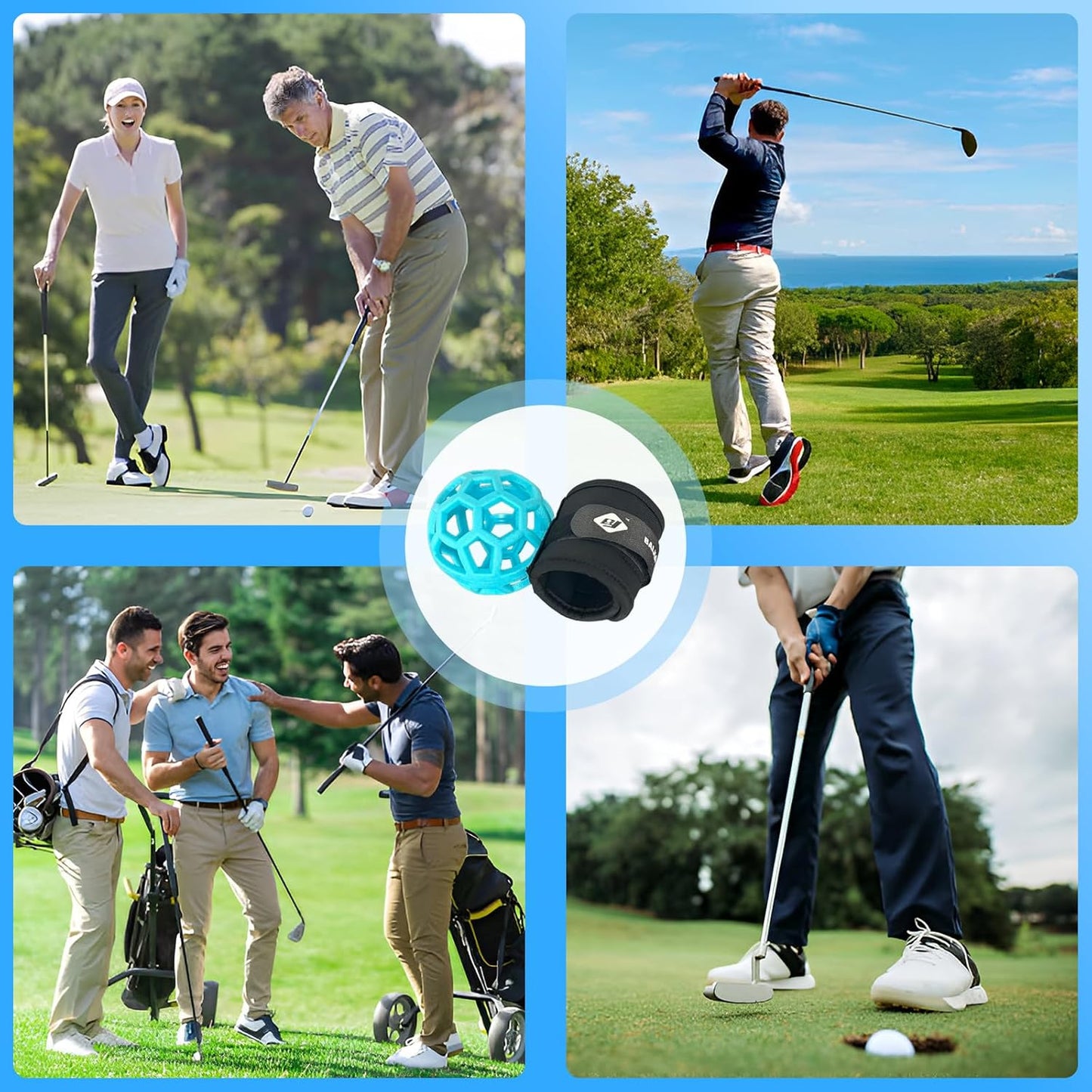 Golf Trainer Ball Golf Training Aid Golf Swing Trainer Golf Swing Training Aid Smart Ball Golf Training Aid Golf Swing Training Aid Golf Wrist Trainer Golf Training Equipment for Beginner
