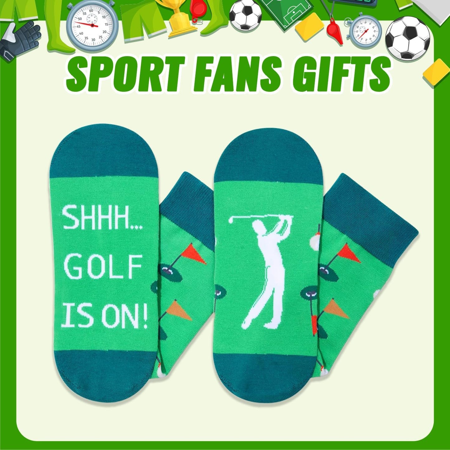 Men Women Sports Gifts - Softball Lifting Basketball Baseball Hockey Soccer Socks