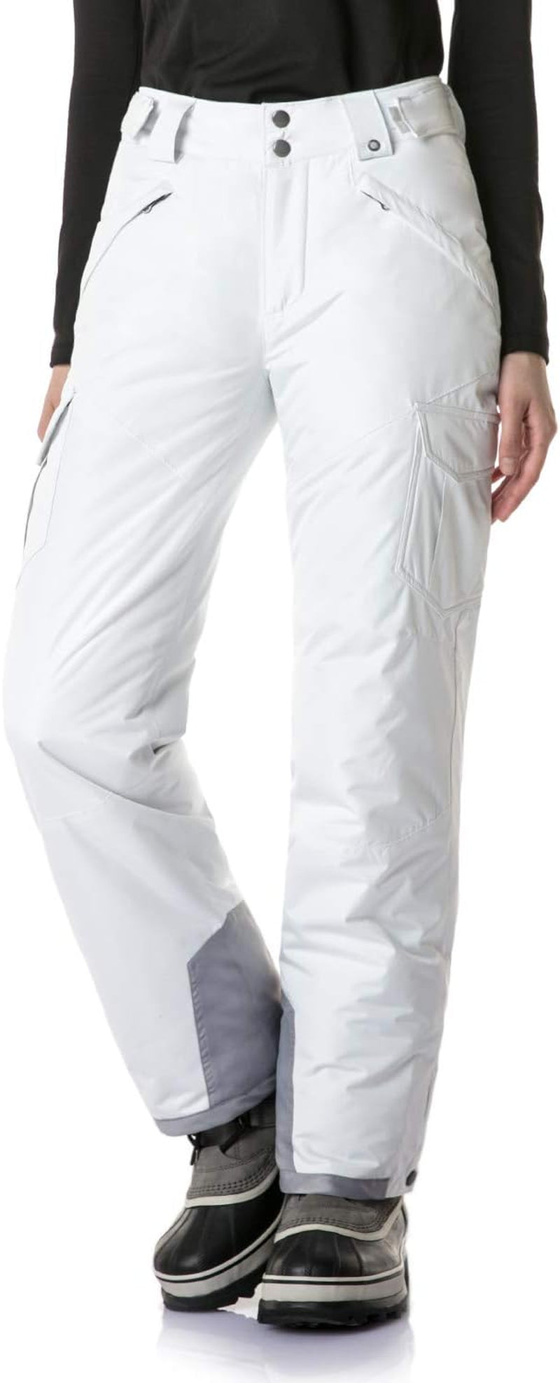 Women'S Winter Snow Pants, Waterproof Insulated Ski Pants, Ripstop Snowboard Bottoms