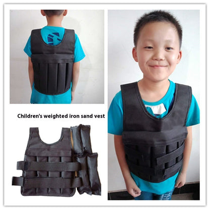 Children'S Adjustable 2 Kg3Kg Voile Blouse Weight-Bearing Sand Vest