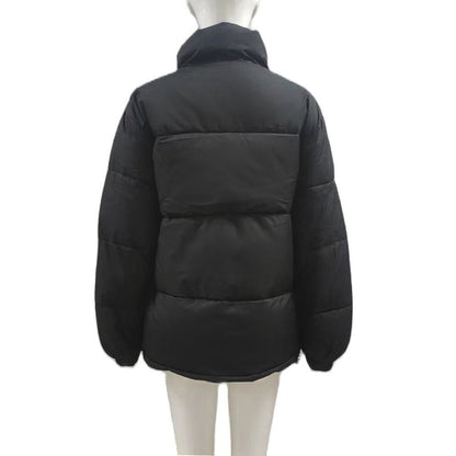 Winter Coat Women Casual Windproof Down Cotton Coat Warm Thickened