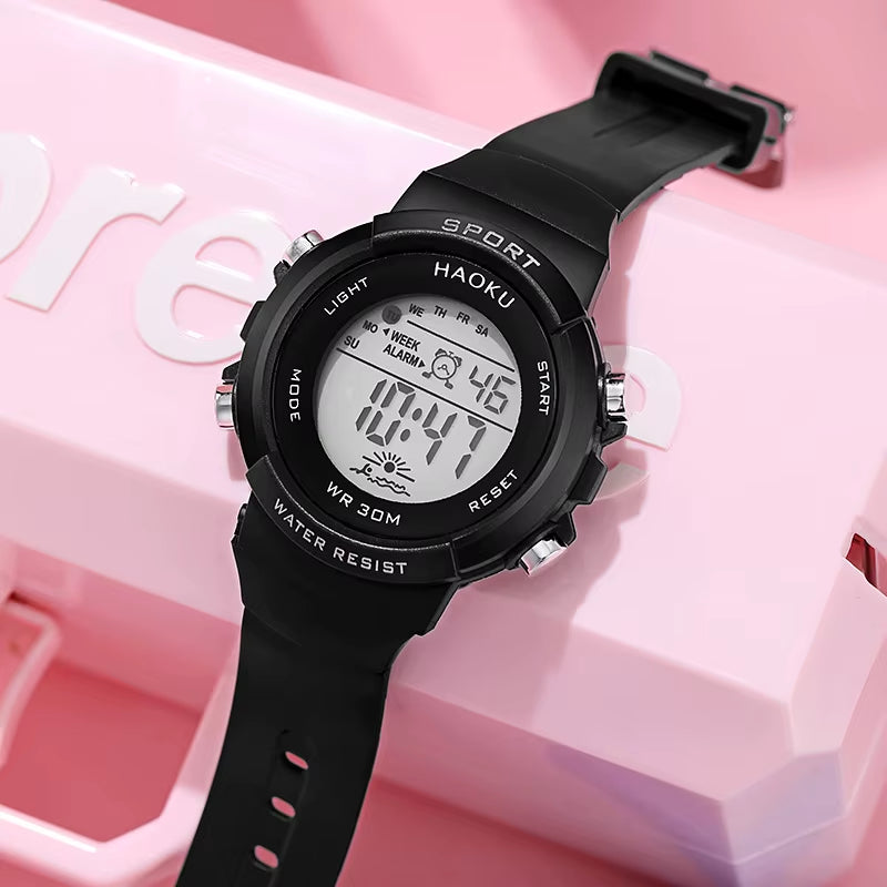Student Sport Watches for Kids Colorful Electronic Watches 50M Waterproof Clock Children Digital Watch for Boys Girls