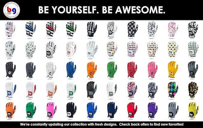 Bender - Mens Golf Glove, Durable Mesh Golf Gloves, Unique Golf Gloves