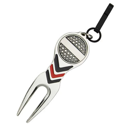 Golf Divot Repair Tool Golf Pitchfork Pitch Groove Cleaner Golf Training Aids Repair Tool Golf Accessories